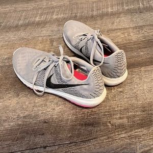Nike Running Sneakers - Gray & Black - Size 8